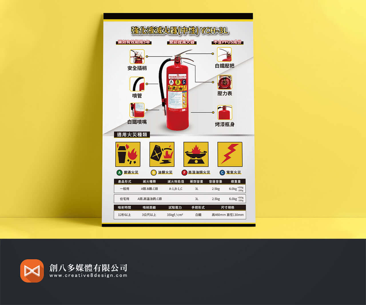 永全興消防公司-消防滅火器DM設計 - 平面設計 案例